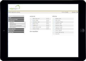 Vrijedagen voorbeeld verlofregistratie systeem
